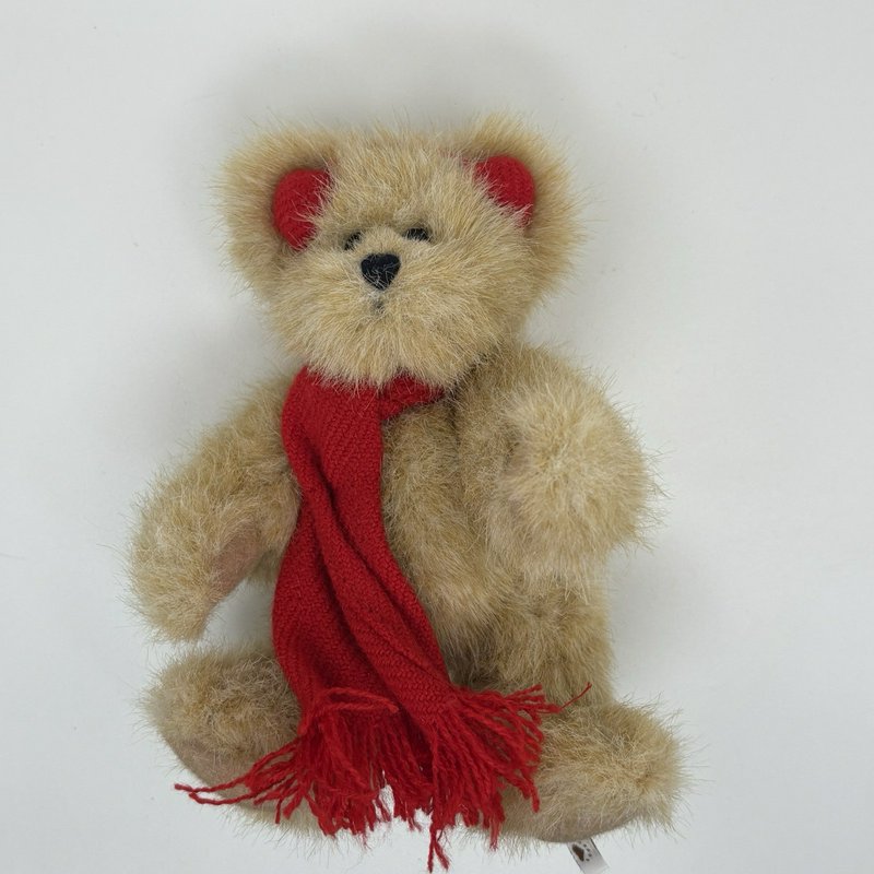 Lot of 3 Boyds Bears Christmas Plush Webster Lil' Muffelbeary Ornament Head Bean