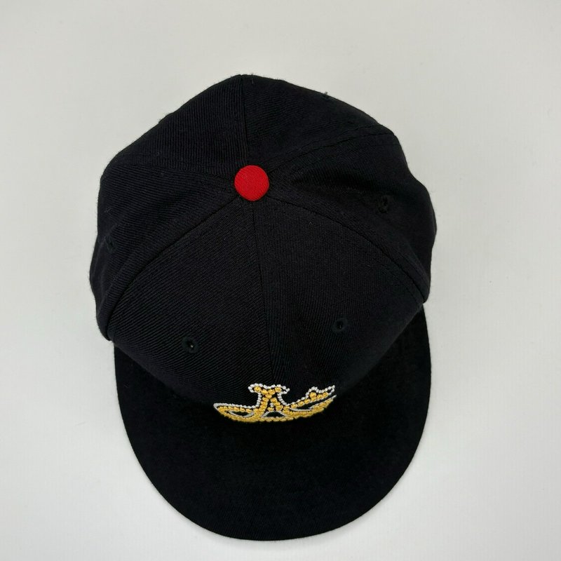 Rare Acapulco Gold x New Era 59FIFTY AG Logo Wool Fitted Hat Size 6 7/8