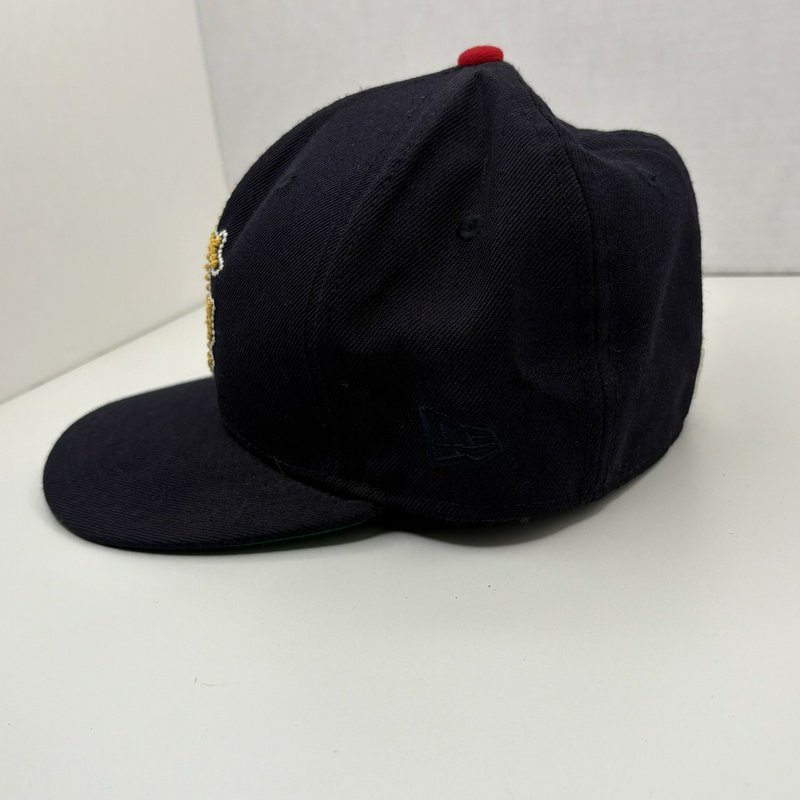 Rare Acapulco Gold x New Era 59FIFTY AG Logo Wool Fitted Hat Size 6 7/8
