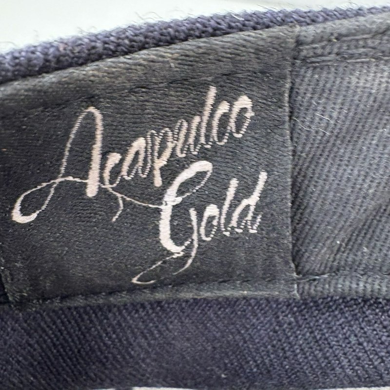 Rare Acapulco Gold x New Era 59FIFTY AG Logo Wool Fitted Hat Size 6 7/8