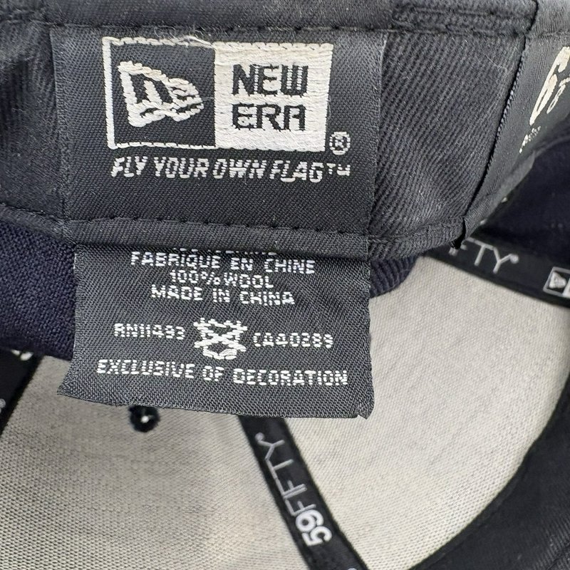 Rare Acapulco Gold x New Era 59FIFTY AG Logo Wool Fitted Hat Size 6 7/8