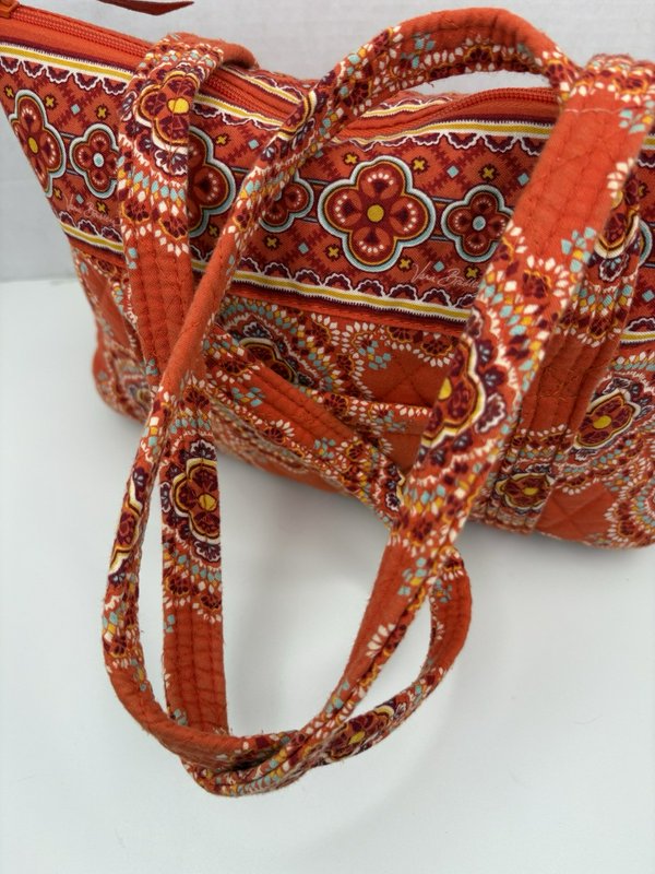 Vera Bradley Paprika Quilted Tote & Convertible Wristlet Set Retired Floral