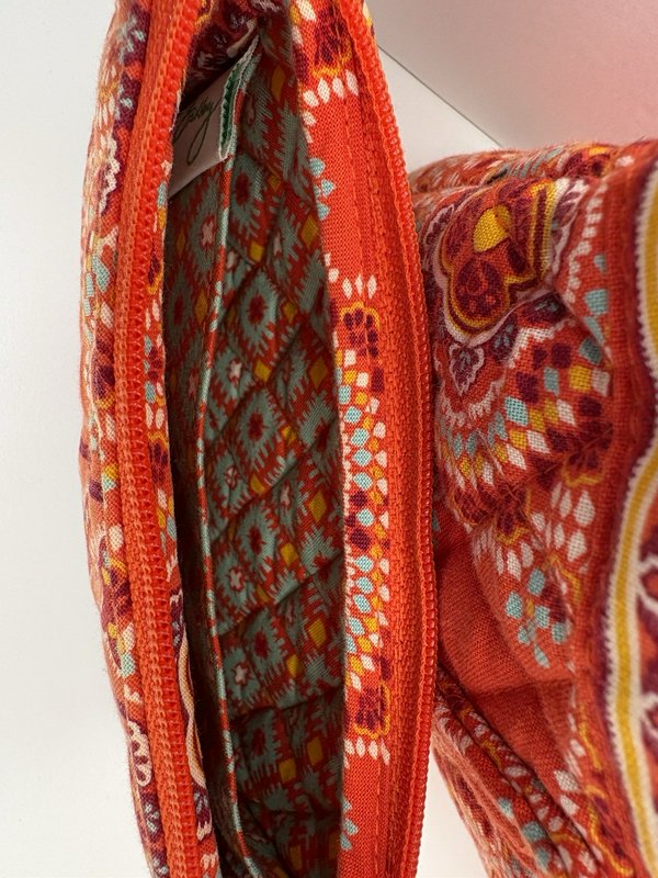 Vera Bradley Paprika Quilted Tote & Convertible Wristlet Set Retired Floral