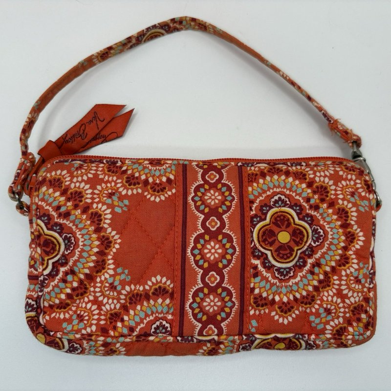 Vera Bradley Paprika Quilted Tote & Convertible Wristlet Set Retired Floral