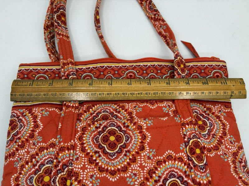 Vera Bradley Paprika Quilted Tote & Convertible Wristlet Set Retired Floral