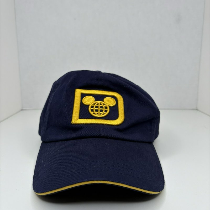 Disney Parks “D” Globe Mickey Ear Cap – Walt Disney World Souvenir Hat