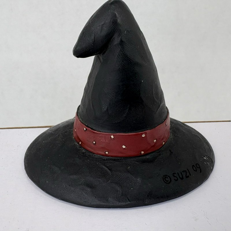 Suzi “I’m Melting” Witch Hat Figurine Halloween Decor Wicked Witch Legs