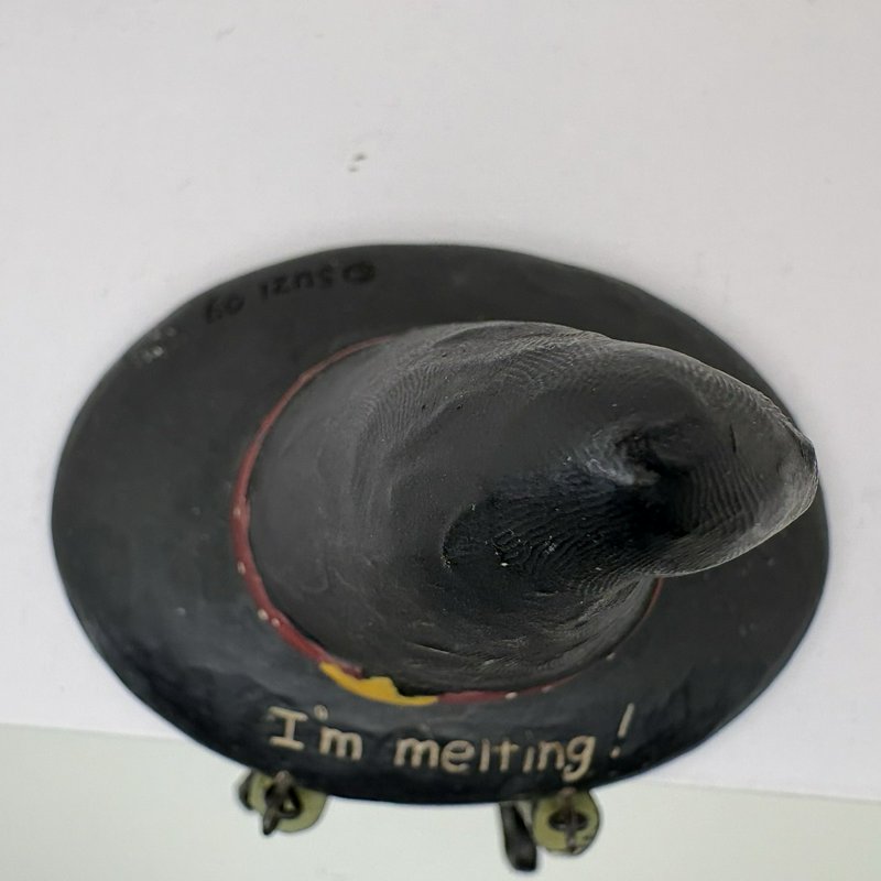 Suzi “I’m Melting” Witch Hat Figurine Halloween Decor Wicked Witch Legs