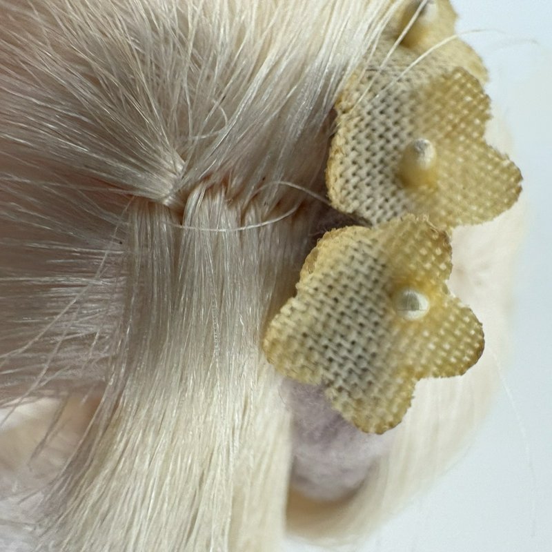 1966 Mattel Lucky Locket Kiddle Lilac Doll – Gold Frame Purple Dress Hong Kong