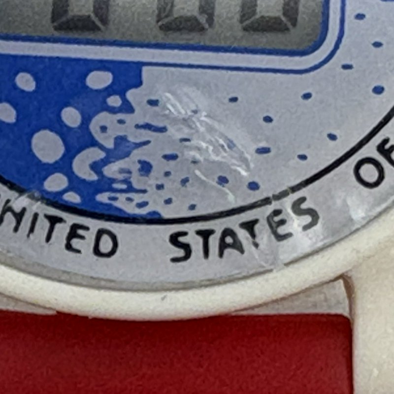 Vintage 1986 Cap’n Crunch Young Astronauts Digital Watch NOS Made in Hong Kong 