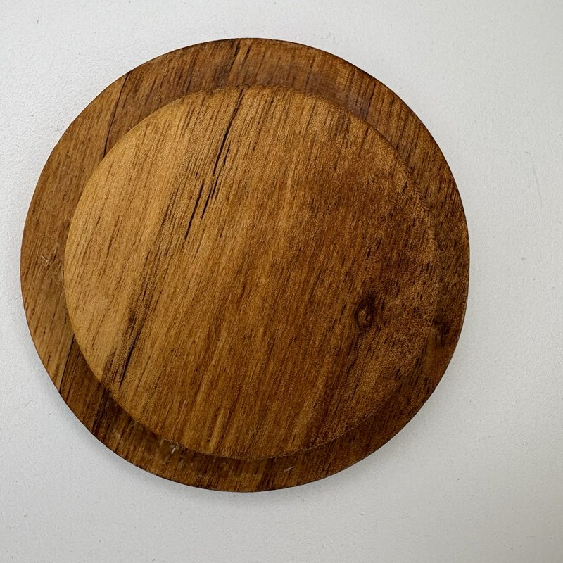 Mud Pie Bistro Garlic Keeper Ceramic Jar with Wood Lid Kitchen Storage 2016