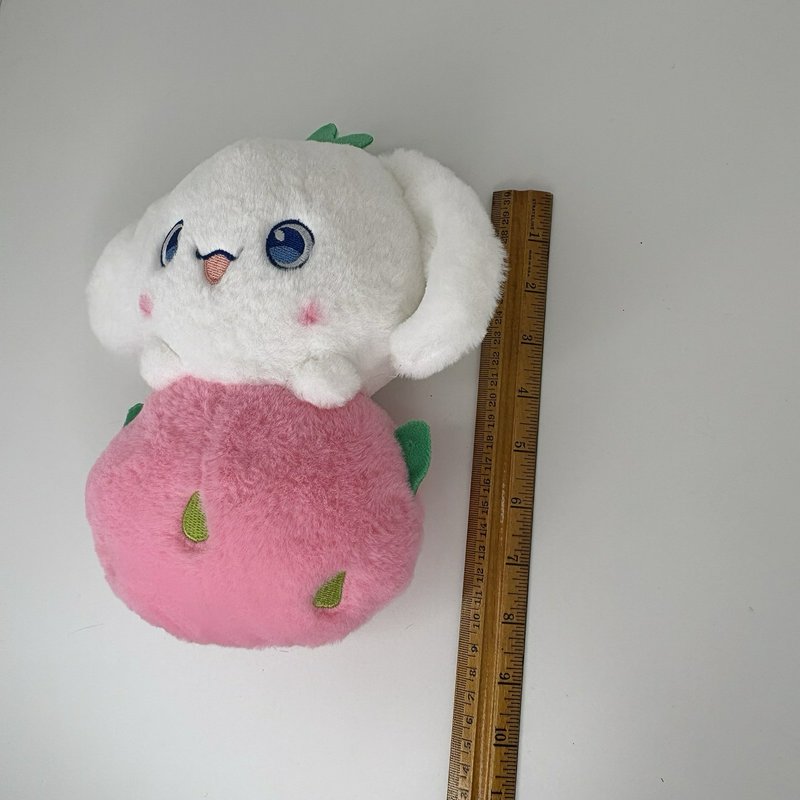Sanrio Cinnamoroll Strawberry Plush 8” White Pink Kawaii Cute No Tags