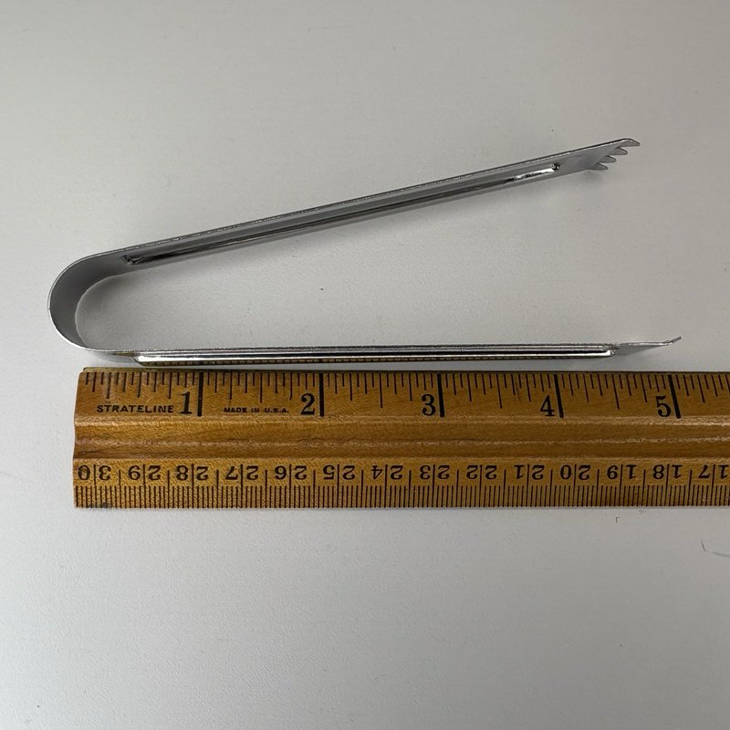 Bormioli Rocco Moncayo Glass Ice Bucket w/ Tongs Italy Barware Cocktail Party