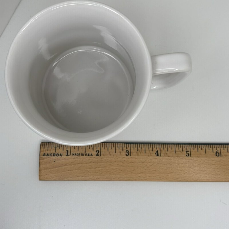 Vintage Walt Disney World Castle Mug Japan White 1970s Blue Logo Retro Cup