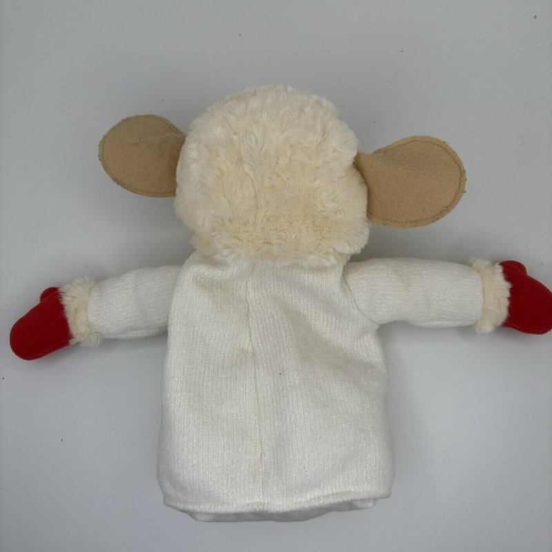Aurora Lamb Chop Hand Puppet Plush 11”  2002 Classic Media Shari Lewis Vintage