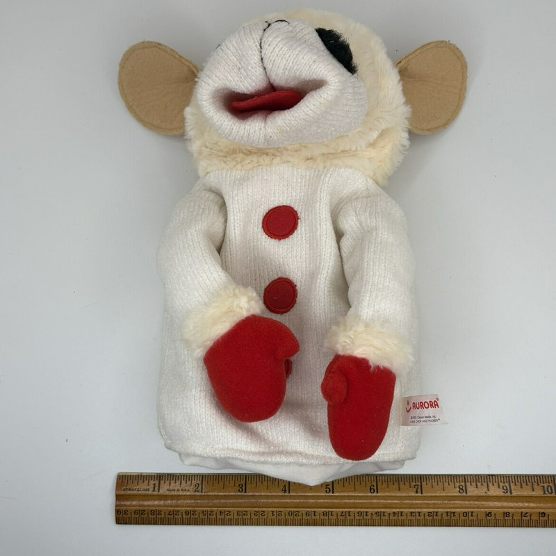 Aurora Lamb Chop Hand Puppet Plush 11”  2002 Classic Media Shari Lewis Vintage