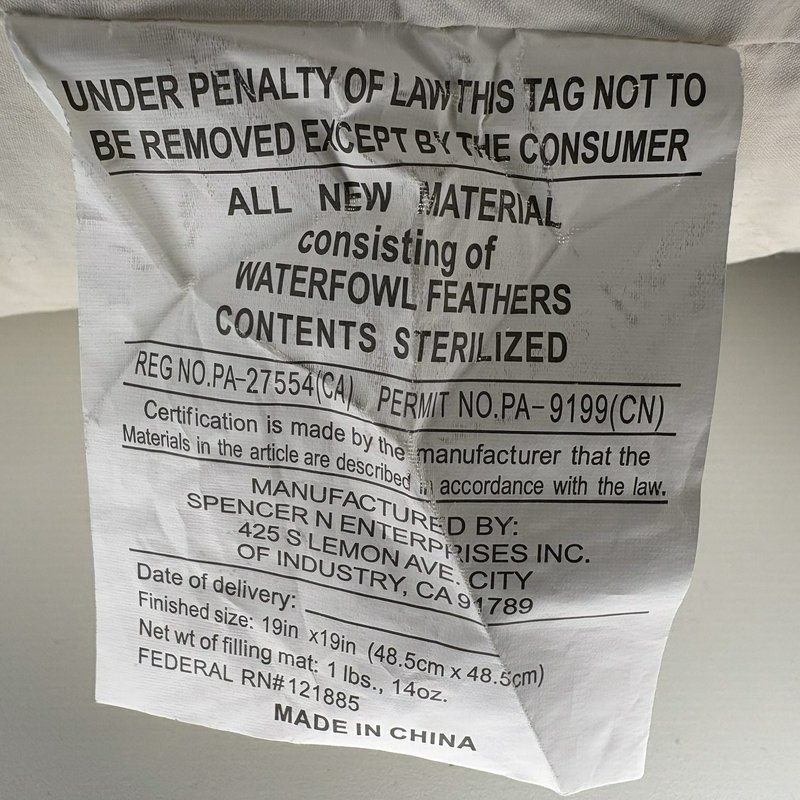 Tree of Life Belgian Tapestry Pillow Velvet Back Down Insert 19”