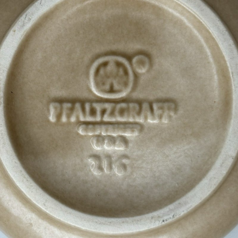 Pfaltzgraff Folk Art Butter Sauce Warmer Double Pour Potpourri Set Boxed USA