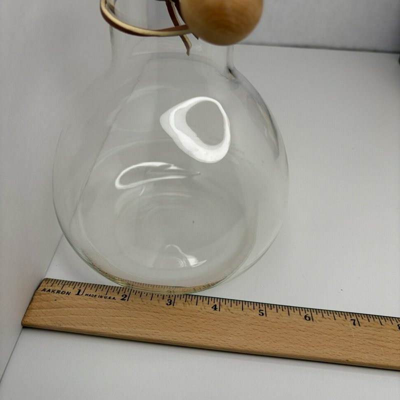 Vintage Pyrex 8010 Wine or Cold Beverage Decanter w/ Box 1 Qt Corning USA