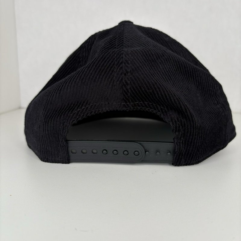 Pittsburgh Steelers New Era Corduroy Snapback Hat Gold Rope Leaf PS Logo NFL