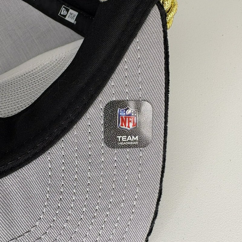 Pittsburgh Steelers New Era Corduroy Snapback Hat Gold Rope Leaf PS Logo NFL