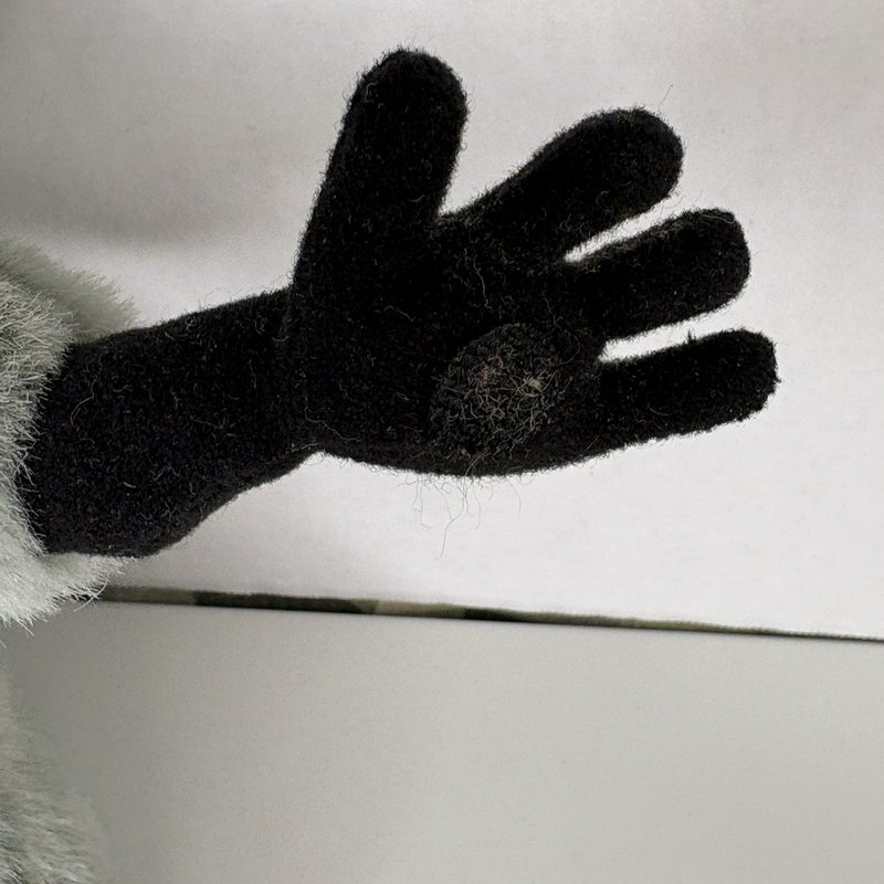 Disney Mattel Meeko Chattering Plush 1995 Pocahontas 14” Raccoon Sound Works