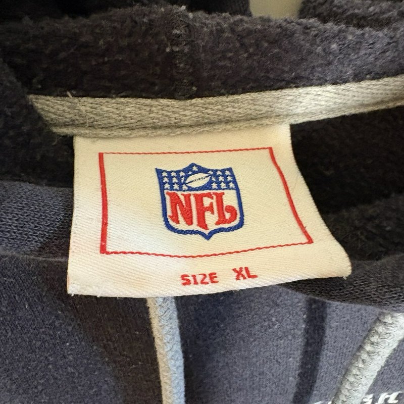 Vintage Pittsburgh Steelers Hoodie XL NFL Team Apparel Black Gold Gray Stripes