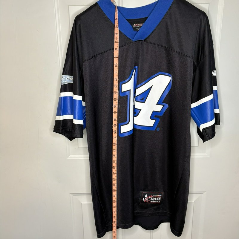 Tony Stewart #14 Stewart-Haas NASCAR Jersey 2XL Chase Authentics Black Blue