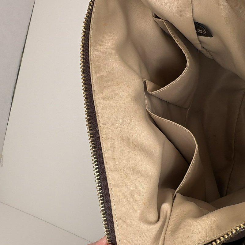 Coach Legacy Turnlock Hobo Bag Brown Pebbled Leather Shoulder Purse F19045