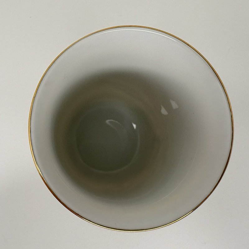 1981 Franklin Porcelain Japan February Peach Blossom Cup Twelve Months of Year