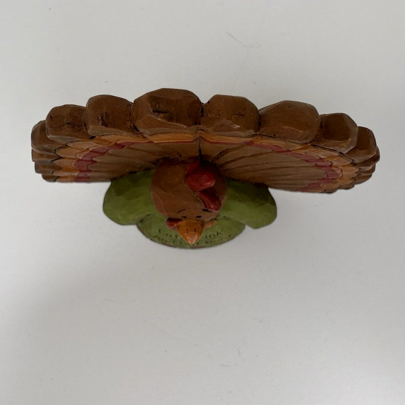 Suzi Skoglund Thanksgiving Turkey Figurine Eat Drink and Eat Beef 3”