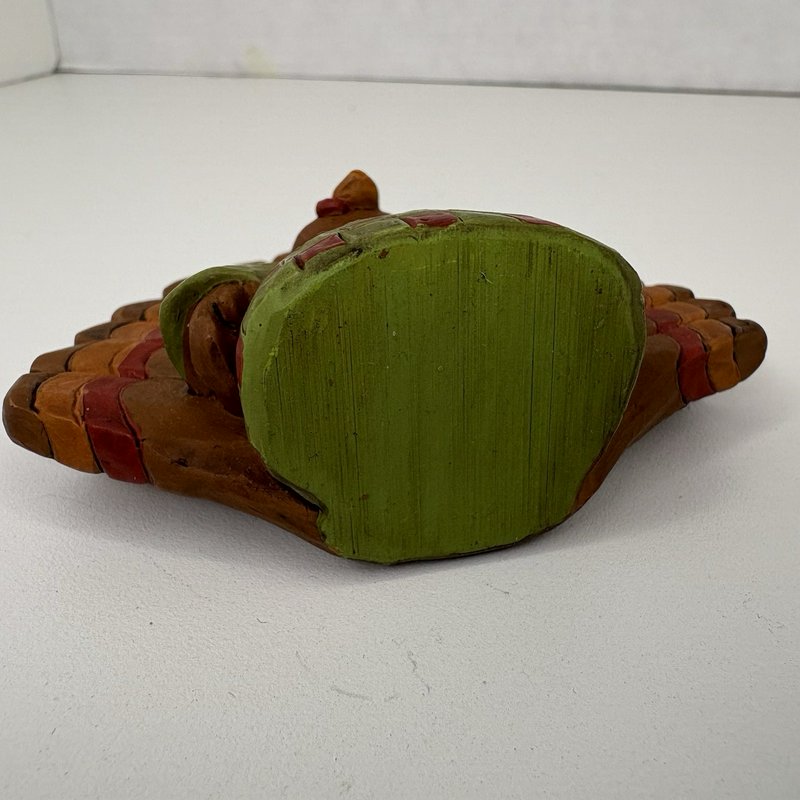 Suzi Skoglund Thanksgiving Turkey Figurine Eat Drink and Eat Beef 3”