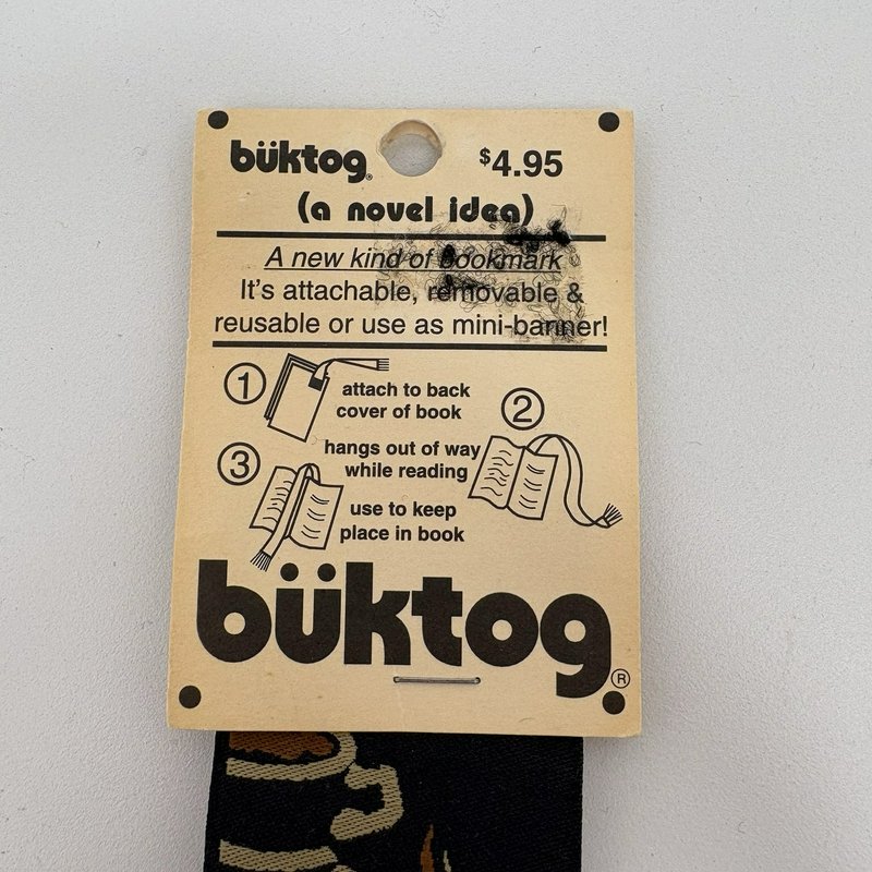 Büktog Reusable Adhesive Coffee Cup Tassel Bookmark "A Novel Idea" Made in USA