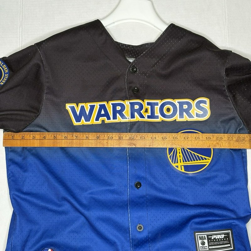 Golden State Warriors Pro Standard Jersey Size L + Felt Pennant NBA 7x Champs