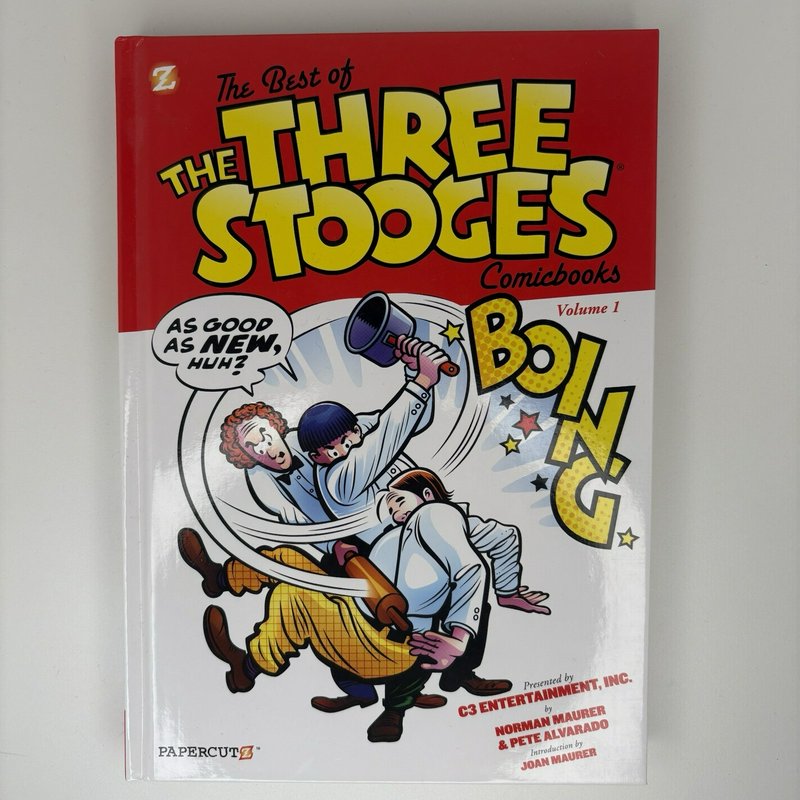 The Best of The Three Stooges Comicbooks Volume 1 Papercutz Graphic Novel