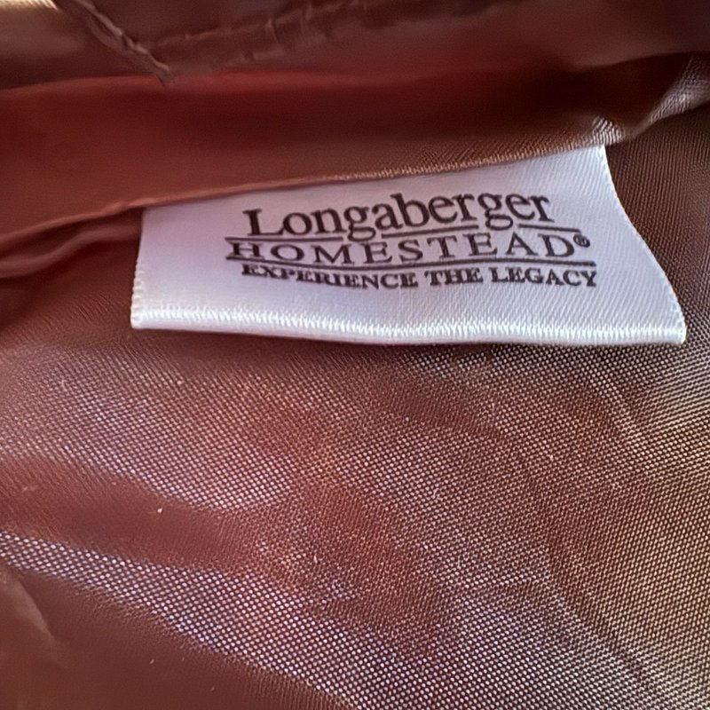 Longaberger Homestead Blue Green Paisley Shoulder Bag Purse Tote & Lipstick Case