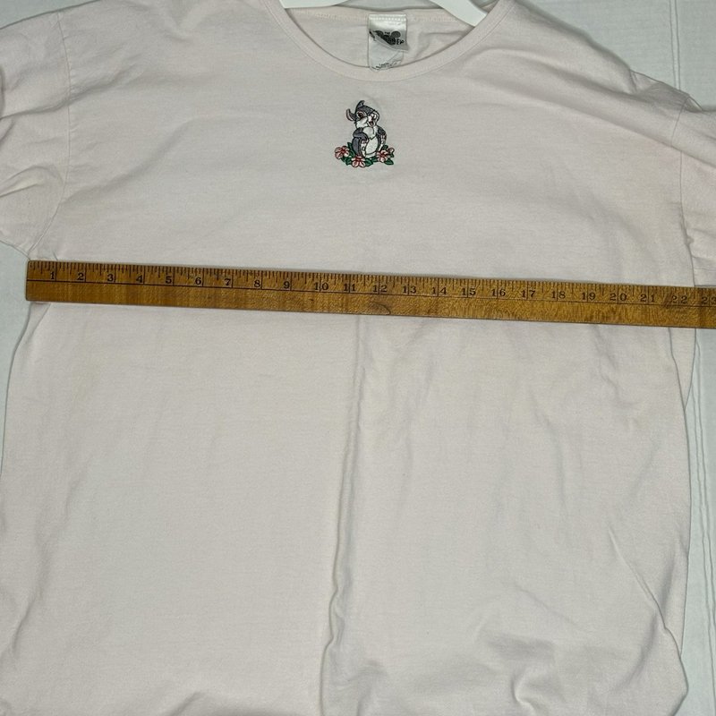 Vintage Disney Catalog Thumper Embroidered Long Sleeve Shirt Large "Made in USA"