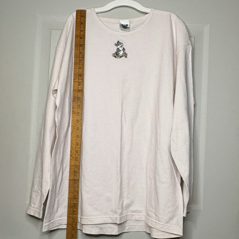 Vintage Disney Catalog Thumper Embroidered Long Sleeve Shirt Large "Made in USA"