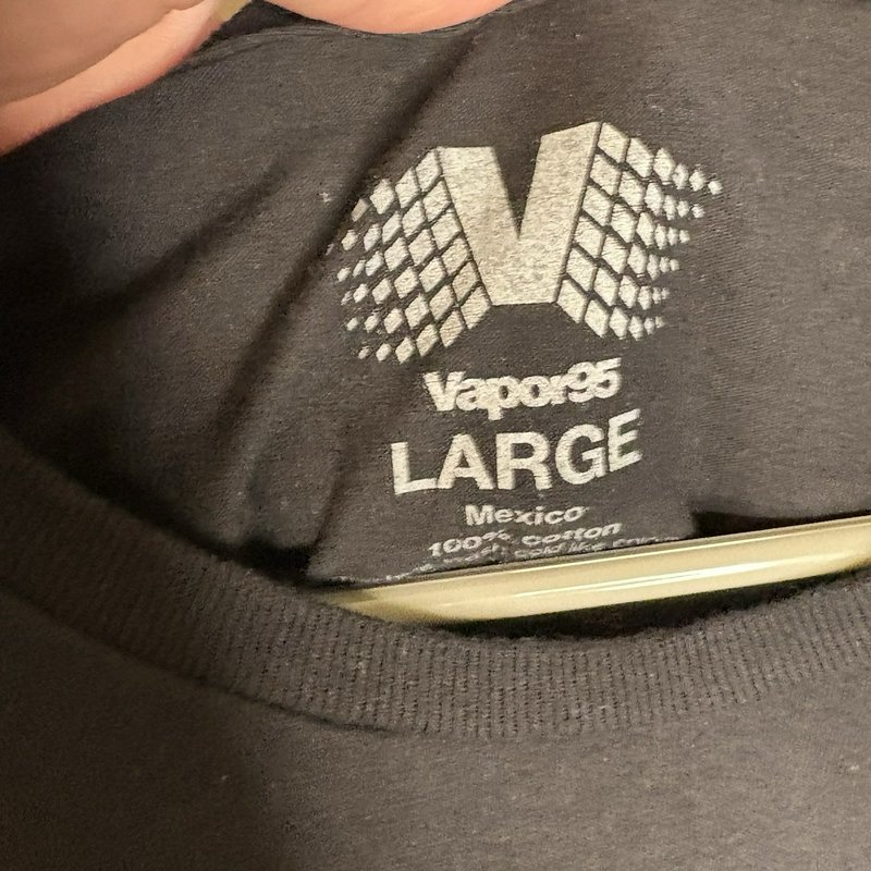 Vapor95 Pure Vaporwave Juice T-Shirt Large Great Wave Cherry Blossom Retro