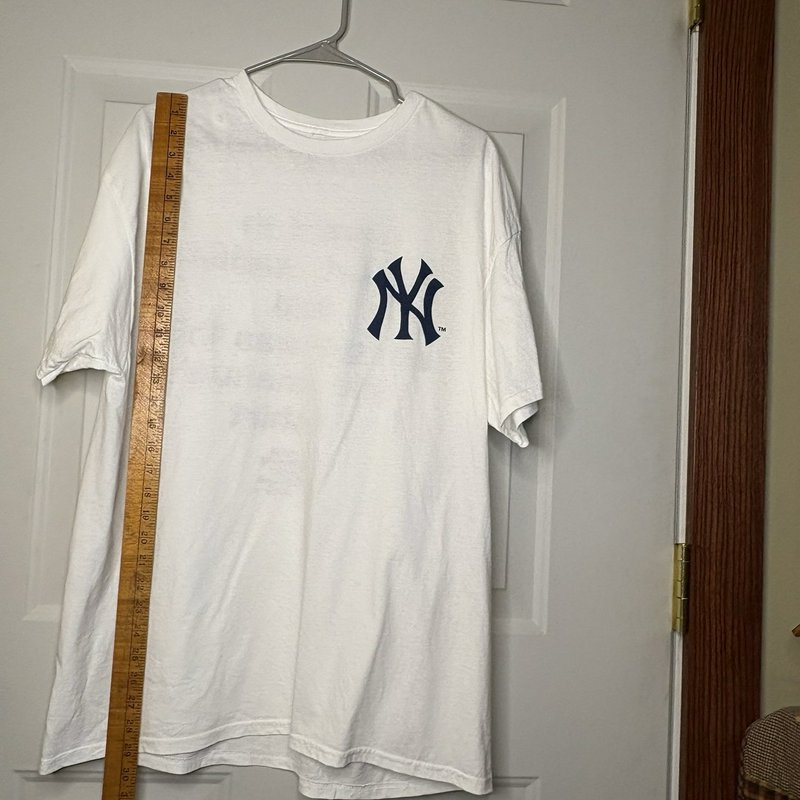 Eric Emanuel x New York Yankees MLB White Tee XL “I Went to Yankee Stadium”