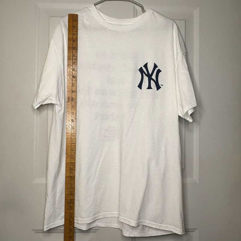 Eric Emanuel x New York Yankees MLB White Tee XL “I Went to Yankee Stadium”