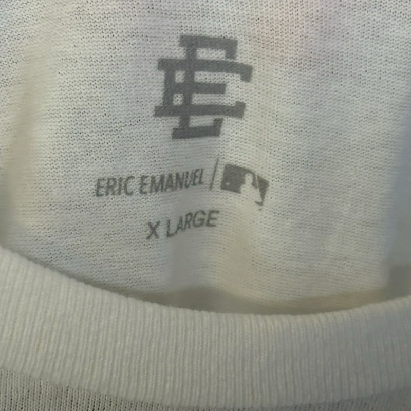 Eric Emanuel x New York Yankees MLB White Tee XL “I Went to Yankee Stadium”