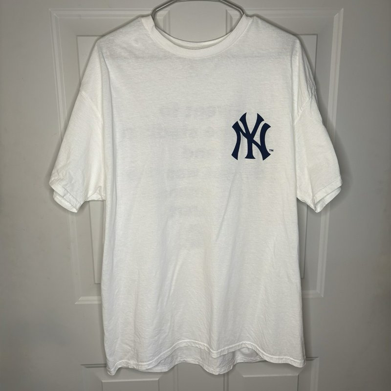 Eric Emanuel x New York Yankees MLB White Tee XL “I Went to Yankee Stadium”