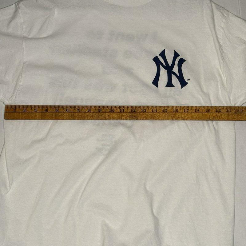 Eric Emanuel x New York Yankees MLB White Tee XL “I Went to Yankee Stadium”