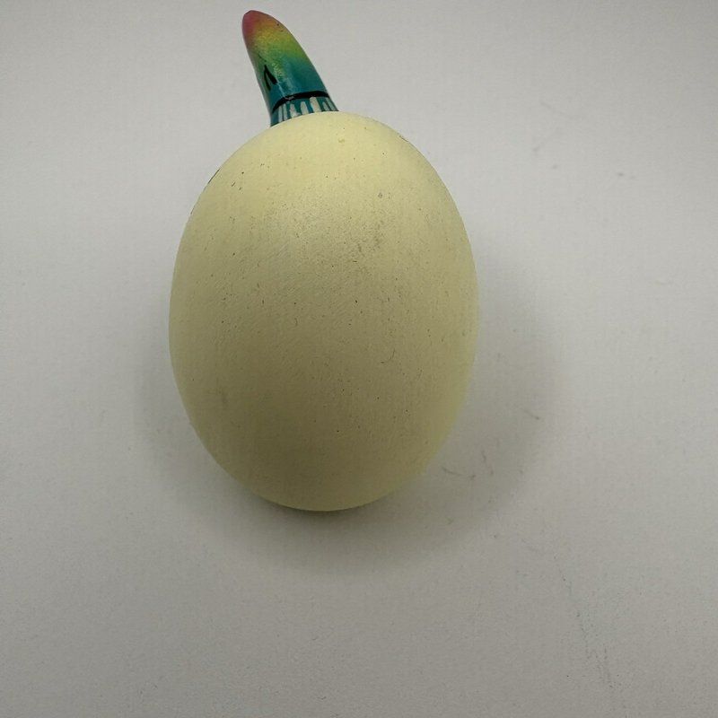 Vintage Toucan in Egg Souvenir Figurine “¡Sourie! Acapulco” Hand Painted Mexico