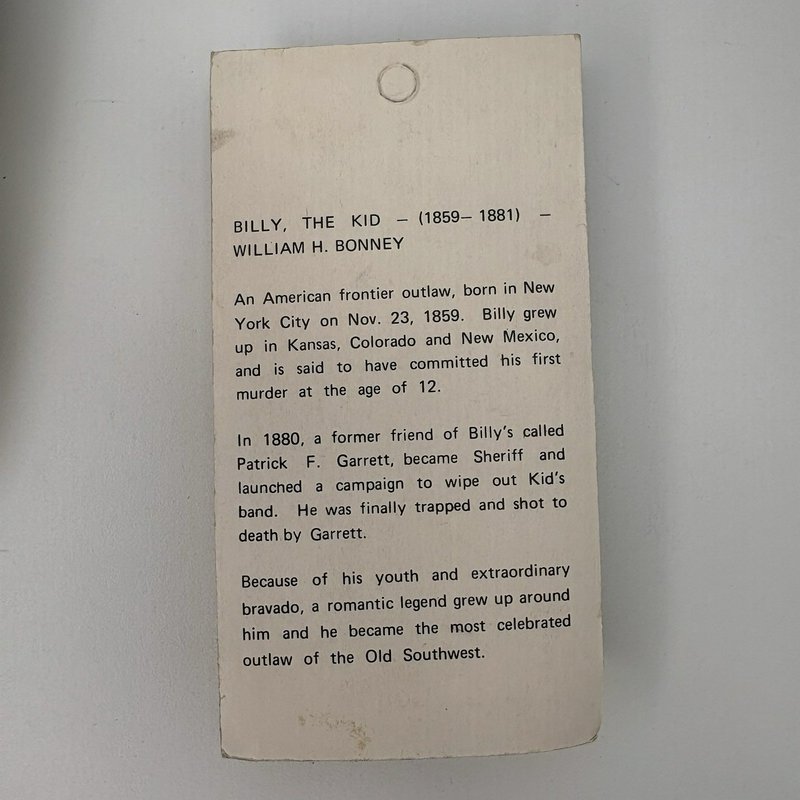 Vintage 1970s S.S. Kresge Die Cast Figures Lot Sealed Men of the West & History