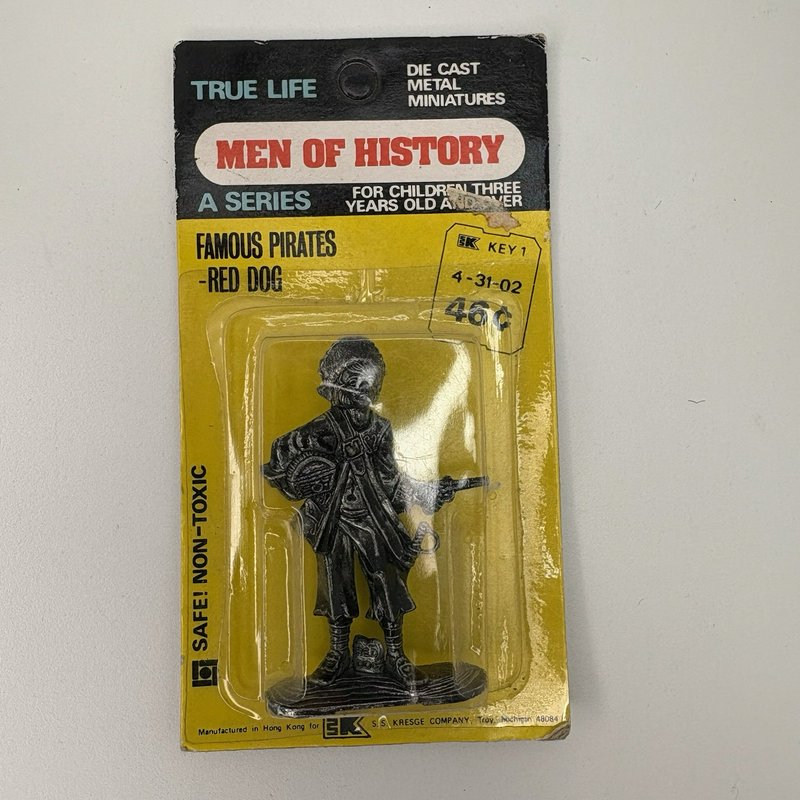 Vintage 1970s S.S. Kresge Die Cast Figures Lot Sealed Men of the West & History