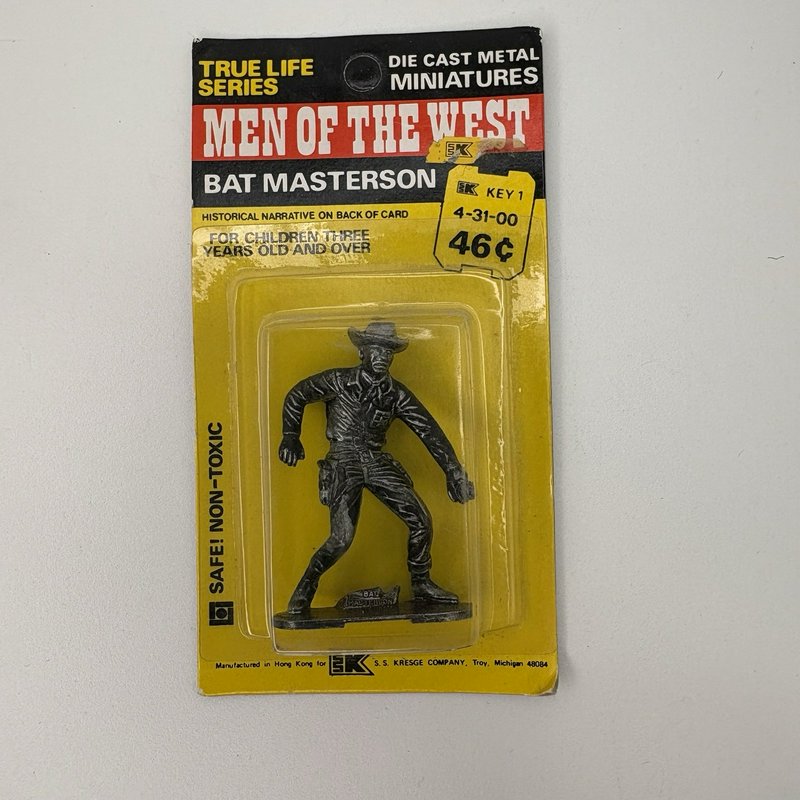 Vintage 1970s S.S. Kresge Die Cast Figures Lot Sealed Men of the West & History