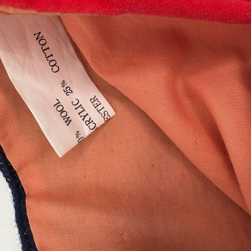 Wool Needlepoint Christmas Stocking Red Poinsettia Velvet Back 20”