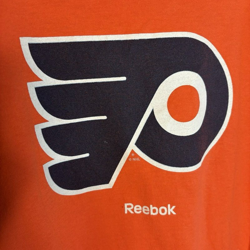 Reebok Philadelphia Flyers Winter Classic 2012 Orange T-Shirt Men’s Large NHL